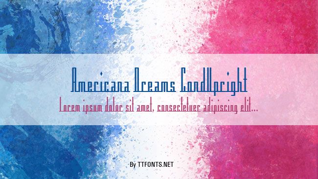 Americana Dreams CondUpright example